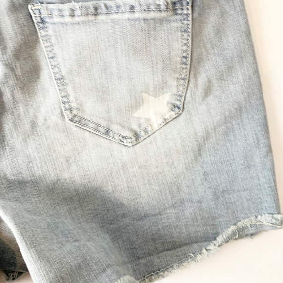 Venezia Lane Bryant Shorts Bermuda White Star Blue - Picture 3 of 6